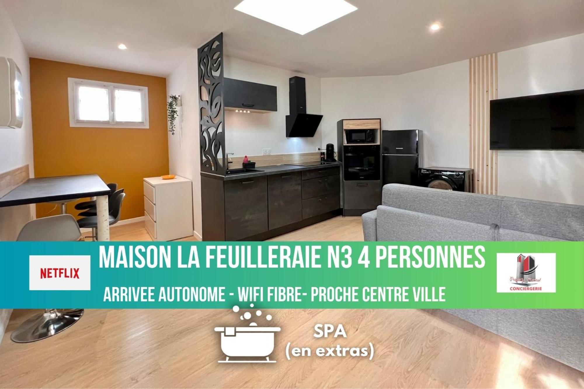 Maison La Feuilleraie N3-Standingmaison-Wifi-Proche Centre Ville-Property Rental Nm Fontenay-le-Comte Exterior foto